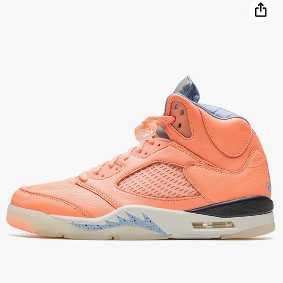 NIB Jordan - Air 5 Retro DV4982 641 DJ Khaled Crimson Bliss men’s 6 women’s 8 - Picture 4 of 8